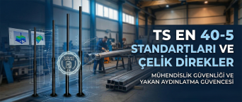 Çelik Aydınlatma Direklerinde TS EN 40-5 Standartları - Yakan Aydınlatma