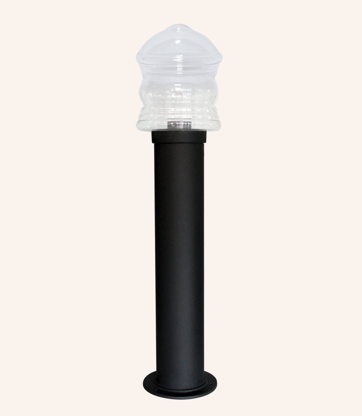 IP44 MODERN BOLLARD DÜZ BEGA ŞEFFAF BORULU