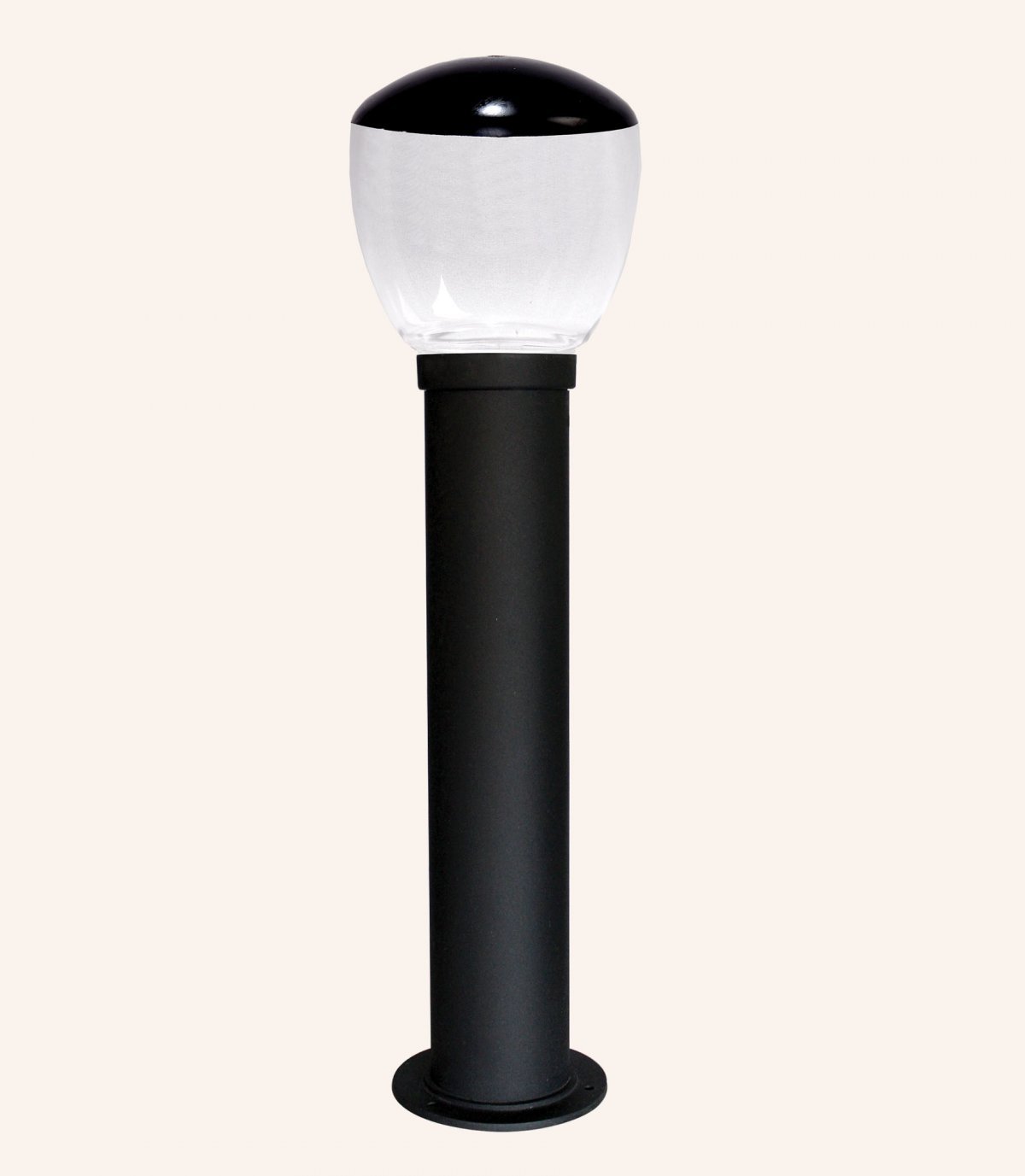 IP44 MODERN BOLLARD ANFORA BOYALI ŞEFFAF BORULU
