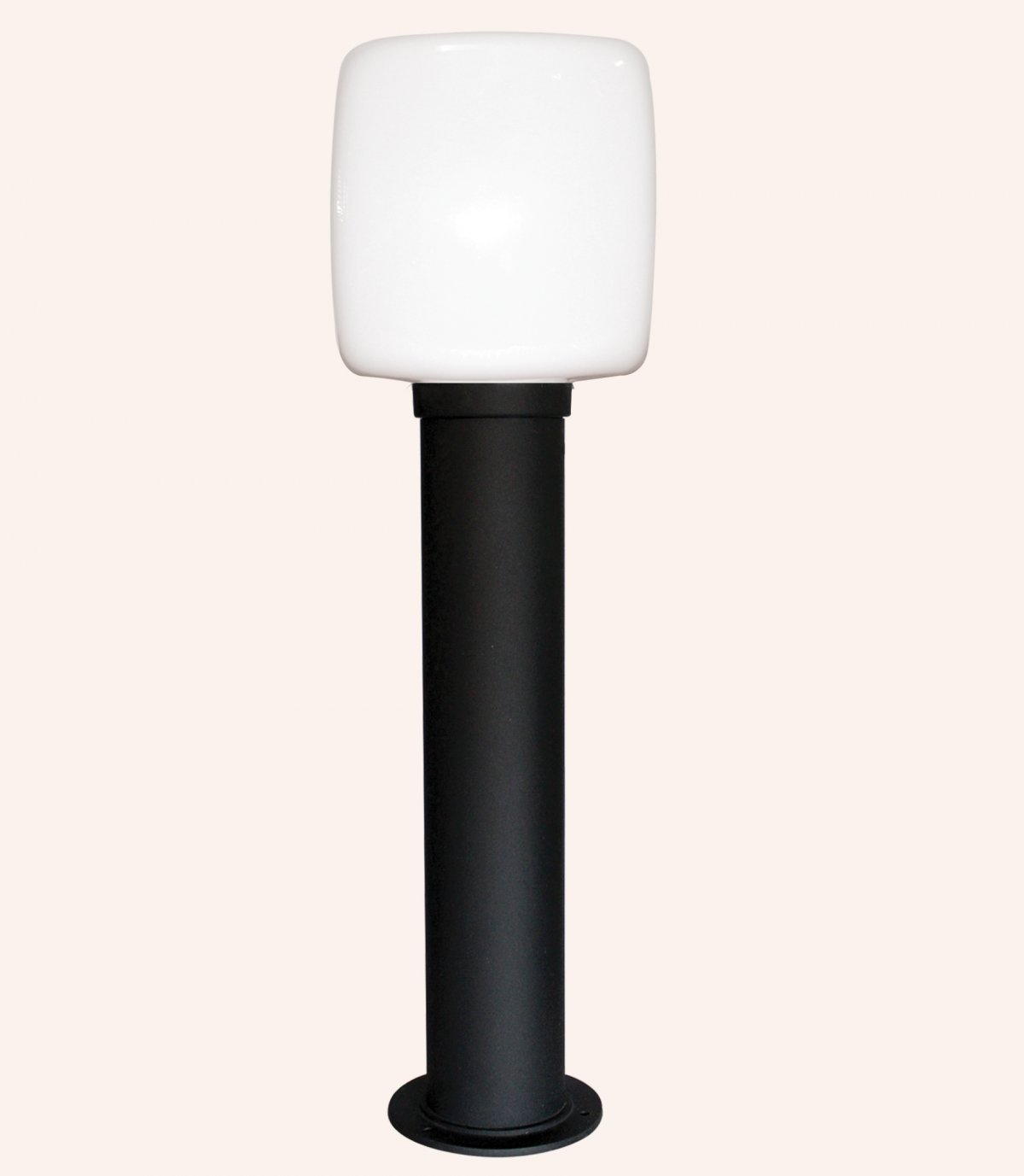 IP44 BOLLARD GRİF 25LİK KÜP GLOP OPAL BORULU