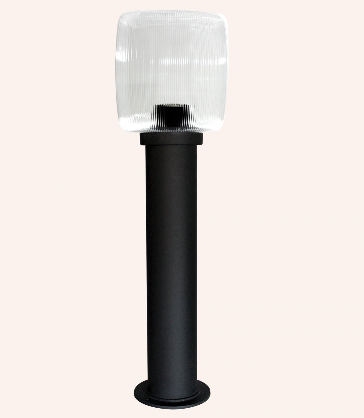 IP44 BOLLARD GRİF 25LİK KÜP GLOP PRİZMATİK BORULU