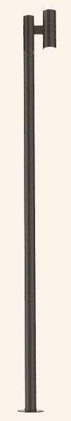 MODERN 36W LED TEK KOL BORU TİP ARM. FLANŞLI DİREK