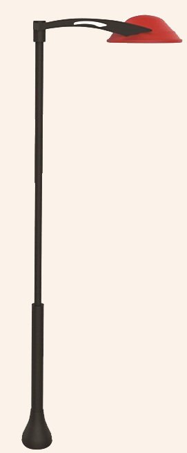 MODERN 60W LEDTEK YUVARLAK ARM.KADEMELİ FLANŞ ALT