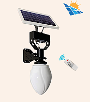 Solar Bahçe Aydınlatma Duvar Lambası Aplik Meşale Opal