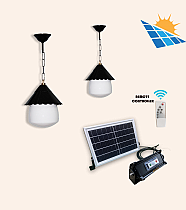 2 Anfora Gloplu Fener Askılı Panel Ayrı Modül 2x30w Solar Aydınlatma Güneş Enerjili Sokak Lambası