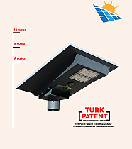 Ykn Green Power 150w - 200w Solar Aydınlatma Yekpare Güneş Enerjili Sokak Lambası