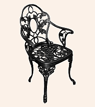 Sandalye Kollu Üzüm Motif