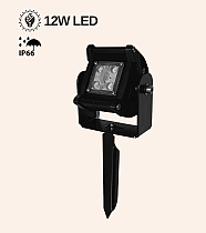 12w Işık LED Yere Saplamalı Saplamalı Ağaç, Tabela Aydınlatma