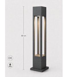 Bollard Aydınlatma Anıt Model 12x12xH80cm Bt-800mm Garden Light