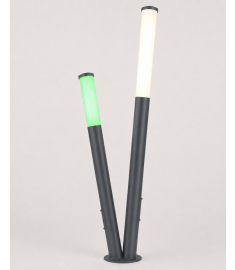 2li Küçük Bambu Boru LED Bollard Aydınlatma