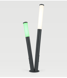 2li Küçük Bambu Boru Led