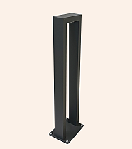 Modern Bollard İki Yönlü Yol Aydınlatma
