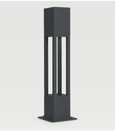 Modern Sütunlu Bollard Bahçe-Park-Yol Aydınlatma Direği 15x15cm H:75cm