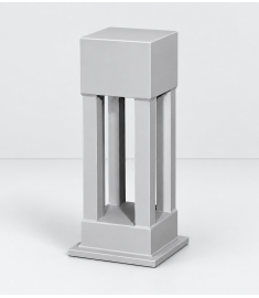 Modern Sütunlu Bollard Bahçe-Park-Yol Aydınlatma Kısa Direk 15x15cm H:45