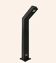 Modern Eğimli Bollard Aydınlatma