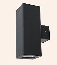 Aplik Modern 80x80 Tek Yönlü Aydınlatma