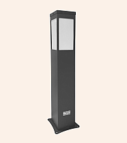Modern Bollard Bahçe, Çim, Yol Aydınlatma