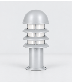 Modern Bollard Yuvarlak Şapkalı Set Üstü Aydınlatma 3p
