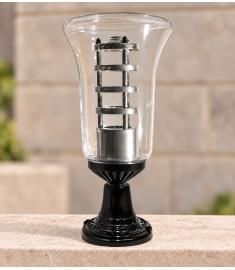 25 cm Damla Şeffaf Glop Separatörlü Boncuk Sehpalı Set Üstü Armatür