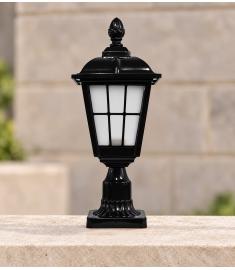 Çıtalı Kare Fener Kare Altlı Yuvarlak Sehpalı Set Üstü Armatür