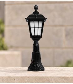 Çıtalı Kare Fener Uzun Yuvarlak Sehpalı Set Üstü Armatür