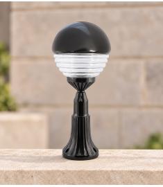 25 cm Yuvarlak Kademeli Akrilik Boyalı Glop Uzun Yuvarlak Sehpalı Set Üstü Armatür