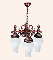 ŞİŞE OPAL GLOP 4 LÜ AVİZE