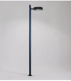 Modern 35w Led Tek Kolyuvarlak Arm. Flanşlı Direk
