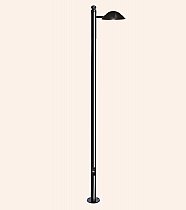 Modern Led Tek Yuvarlak Arm. Kademeli Flanşalt