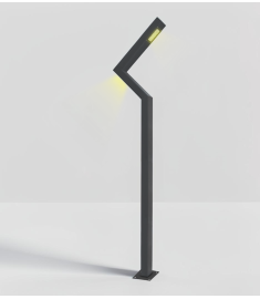 Modern Çift Led Açılı Z Kol Direk