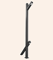 Modern LED Alt-Üst Kollu Aydınlatma Direği