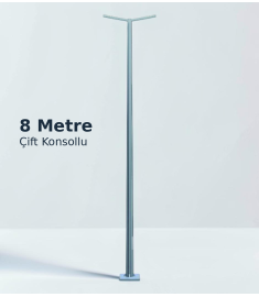 POLİGON DİREK 2 KONSOL GALVANİZLİ  8M (ESKİ TEDAŞ)