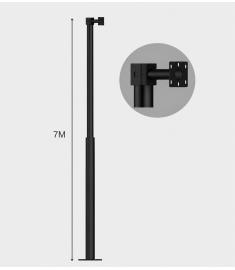 Kamera Direği Çelik Boru 7 Metre