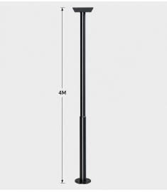 Ekonomik Çok Yönlü Kamera Aparatlı Kamera Direği 4 Metre