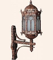 Orta Boy Osmanlı Fener Rumeli Aplik Kollu Aynalı