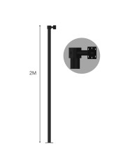Kamera Direği Çelik Boru 2 Metre